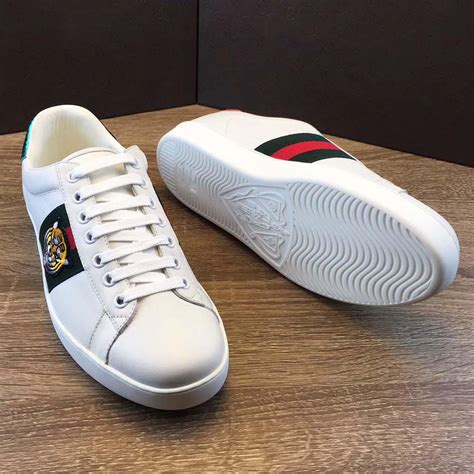 gucci ace embroidered sneakers men|Gucci new ace platform sneakers.